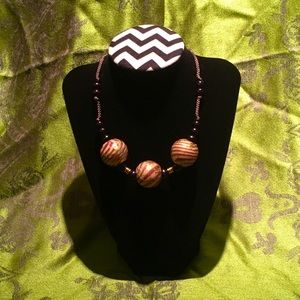 Authentic Japanese Washi Paper Bead Necklace